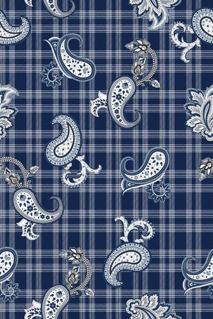 格子印花华亿平台图片