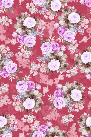 复古印花华亿平台图片