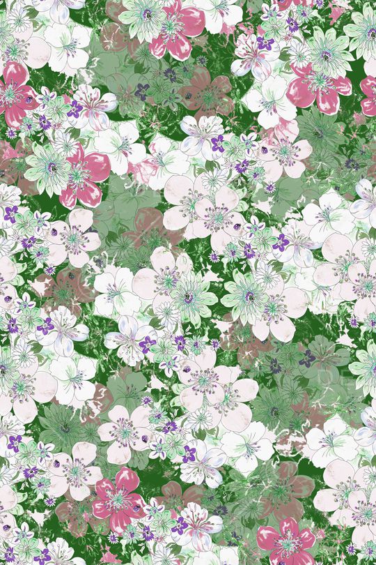 复古印花华亿平台图片