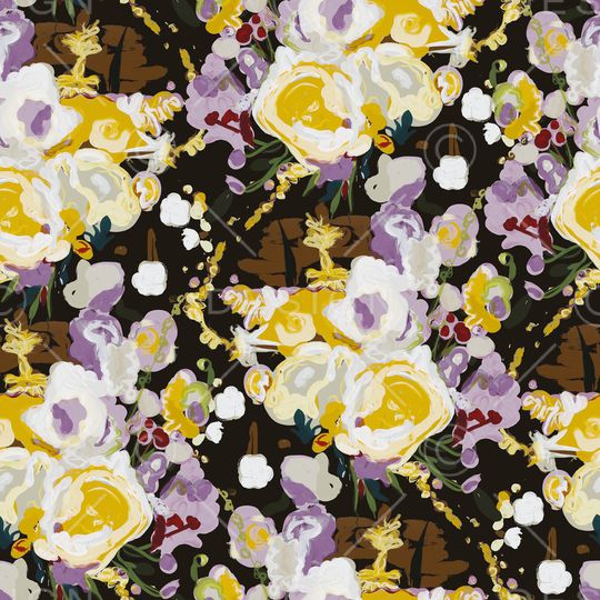 玫瑰花印花华亿平台图片