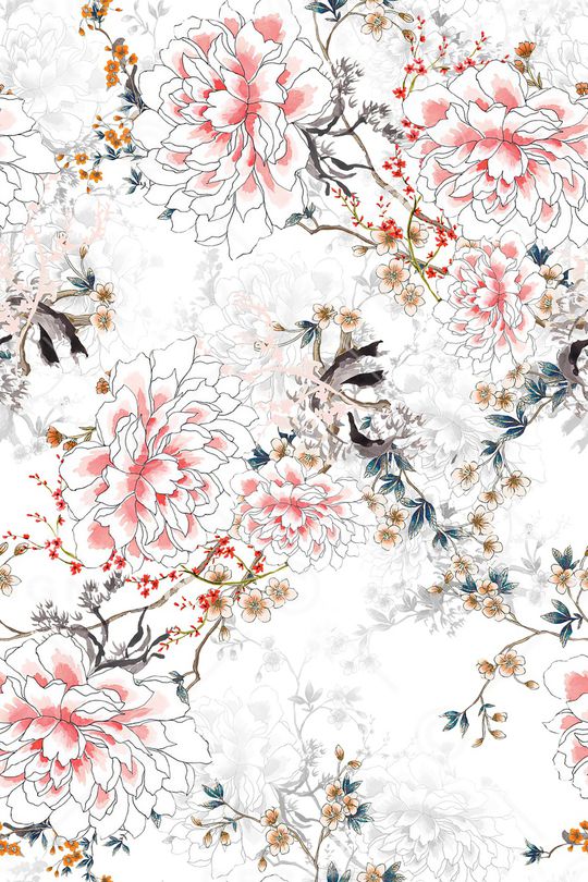 水彩印花华亿平台图片