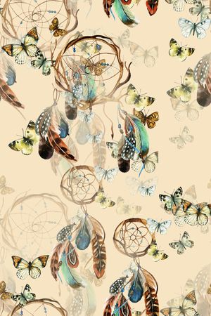 羽毛印花华亿平台图片