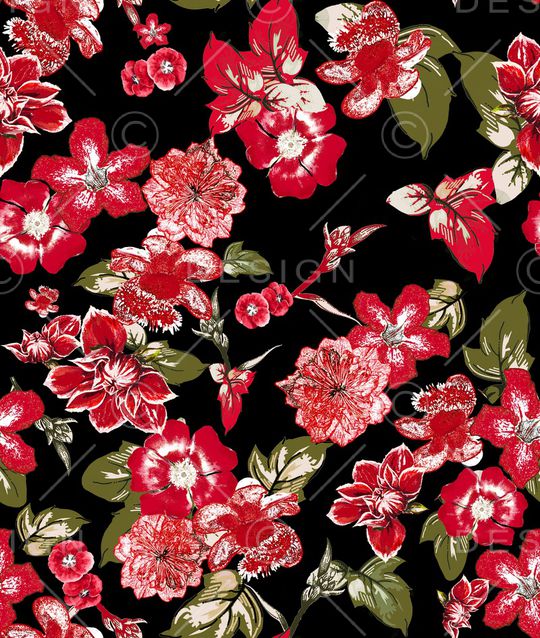 红花印花华亿平台图片