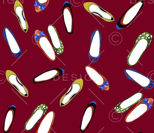 鞋子印花华亿平台图片