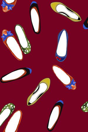 鞋子印花华亿平台图片