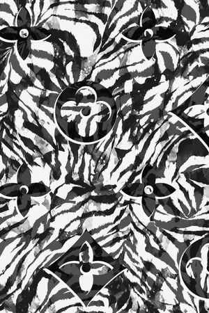 动物纹印花华亿平台图片