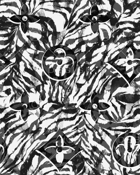 动物纹印花华亿平台图片