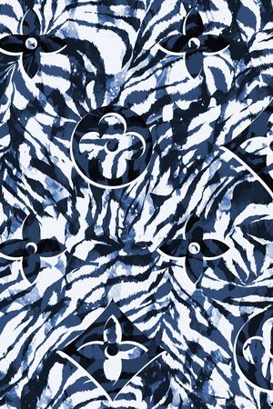 动物纹印花华亿平台图片