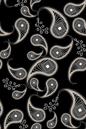 佩斯利印花华亿平台图片