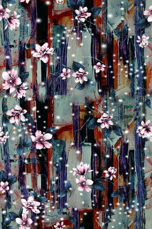 绿植树叶印花华亿平台图片