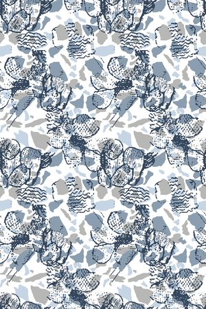 几何花卉印花华亿平台图片