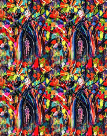 油画华亿平台印花华亿平台图片