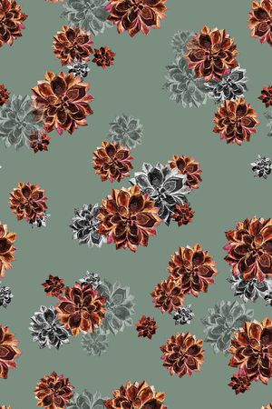 绿植树叶印花华亿平台图片