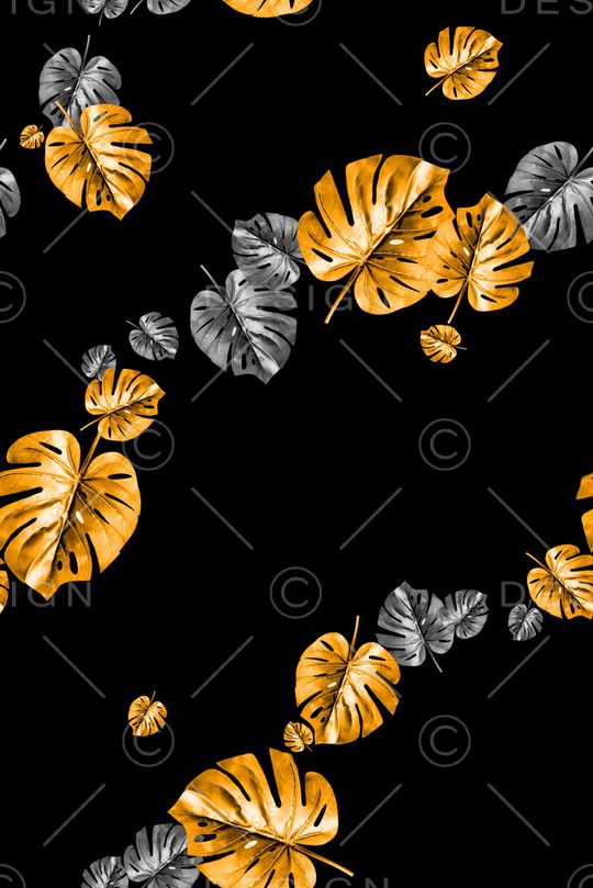 绿植树叶印花华亿平台图片