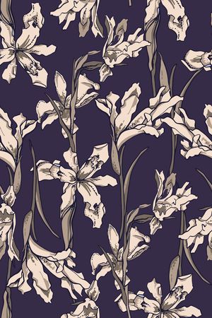 兰花印花华亿平台图片