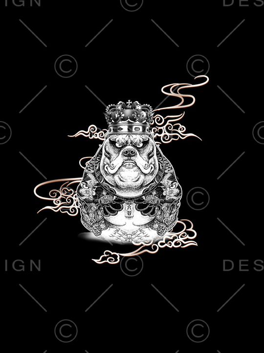 胸前独幅印花华亿平台图片