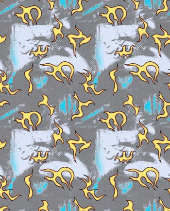 男装满版花印花华亿平台图片