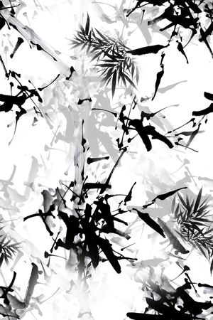 黑白华亿平台印花华亿平台图片