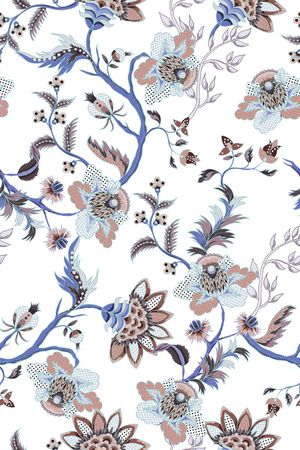 绿植树叶印花华亿平台图片