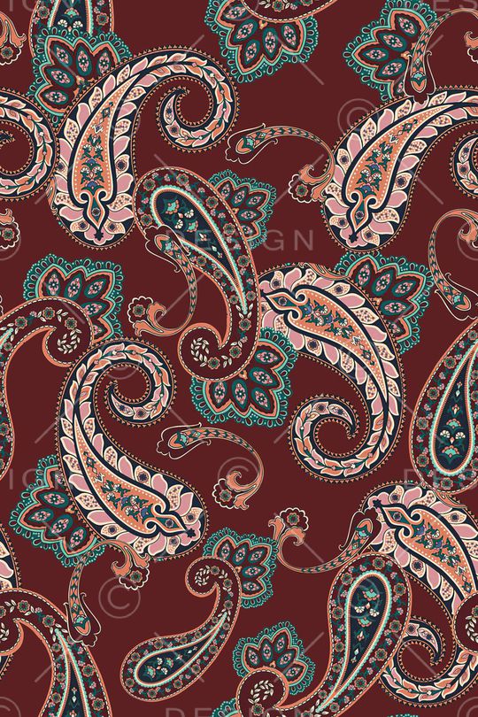 传统纹样印花华亿平台图片