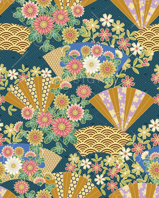 复古印花华亿平台图片