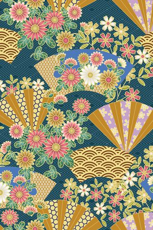 复古印花华亿平台图片