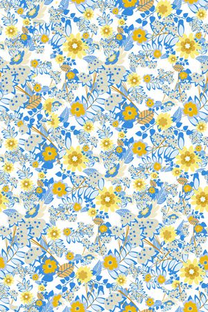 连衣裙印花华亿平台图片