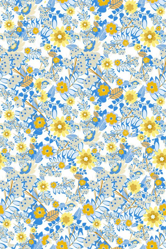 连衣裙印花华亿平台图片