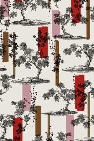 抽象印花华亿平台图片