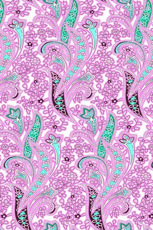 清爽底花卉印花华亿平台图片