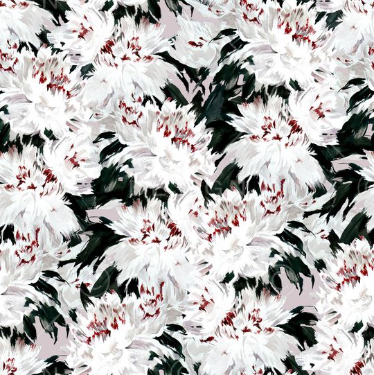 牡丹印花华亿平台图片