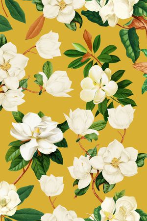 玉兰花印花华亿平台图片