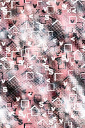 抽象男装印花华亿平台图片