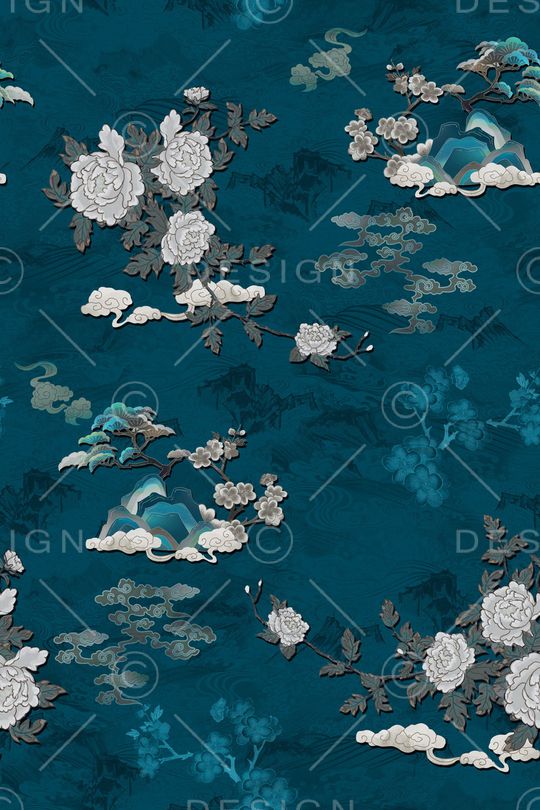 真丝印花华亿平台图片