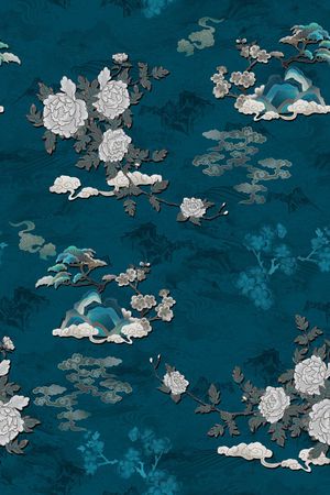 真丝印花华亿平台图片