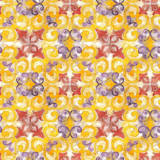 民族花卉印花华亿平台图片