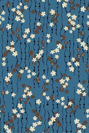 连衣裙印花华亿平台图片