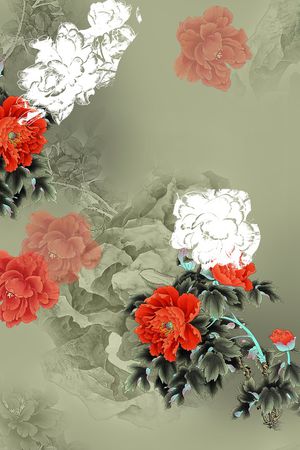 连衣裙印花华亿平台图片