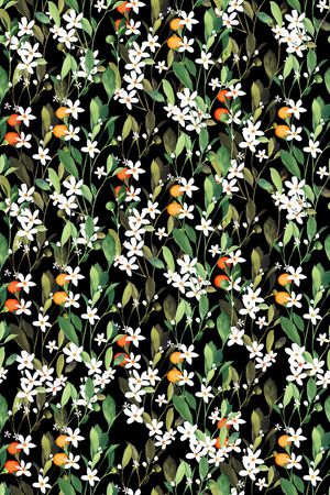 绿植树叶印花华亿平台图片