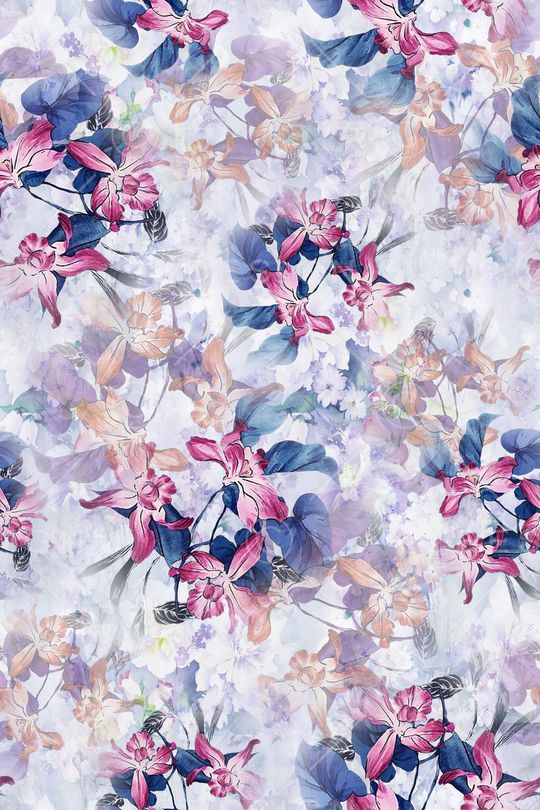 绿植树叶印花华亿平台图片