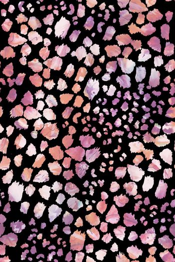 几何花卉印花华亿平台图片