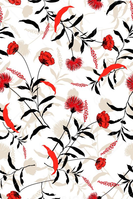 植物印花华亿平台图片