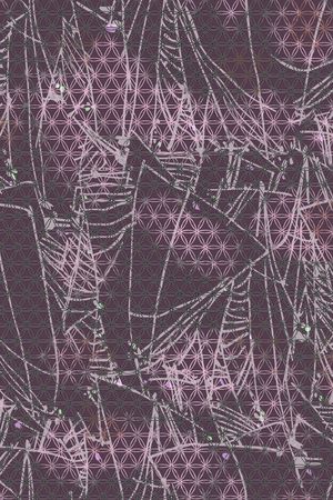 几何花卉印花华亿平台图片