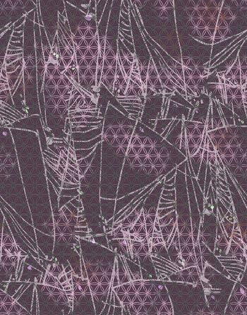 几何花卉印花华亿平台图片