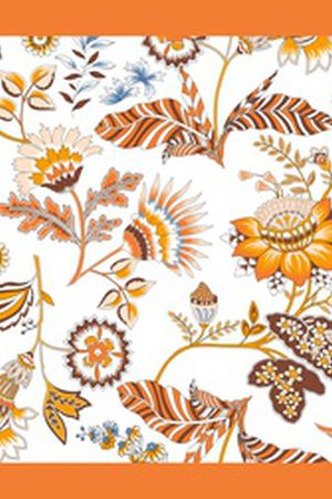 丝巾定位花印花华亿平台图片