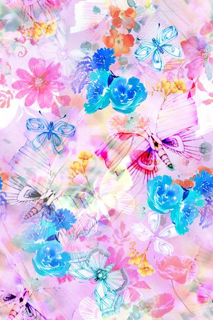 绿植树叶印花华亿平台图片