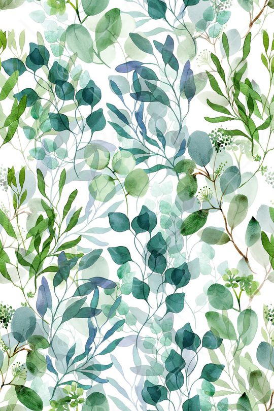 绿植树叶印花华亿平台图片