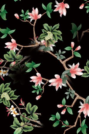 连衣裙印花华亿平台图片