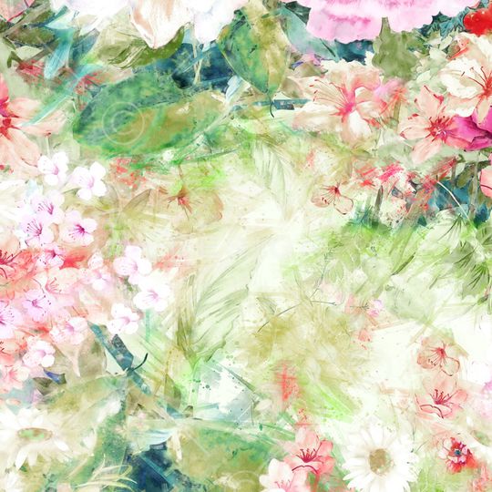 绿植树叶印花华亿平台图片