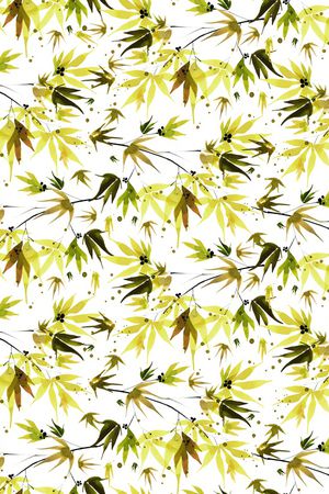 枫叶印花华亿平台图片